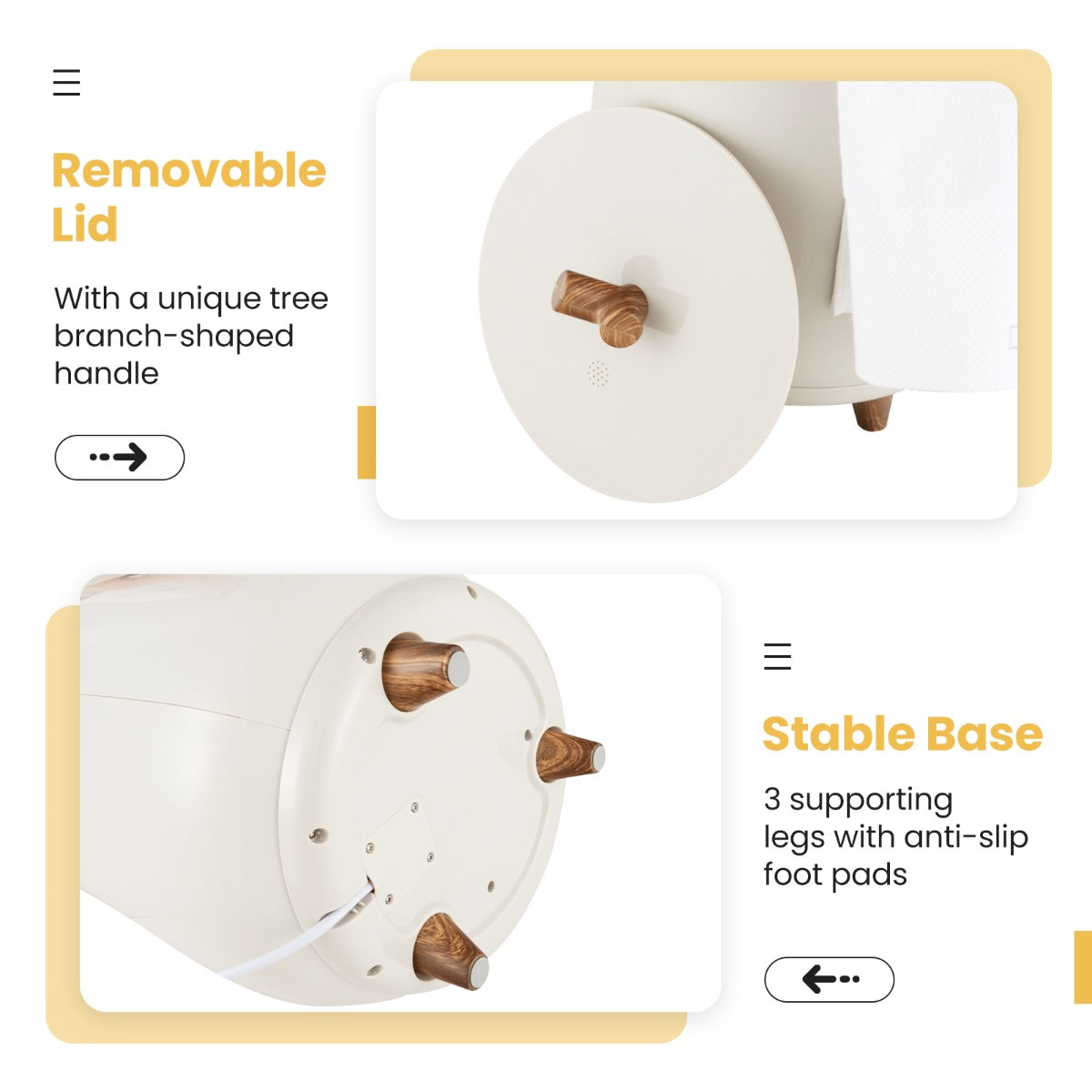 23L Large Towel Warmer Bucket with Fragrant Disc Holder
