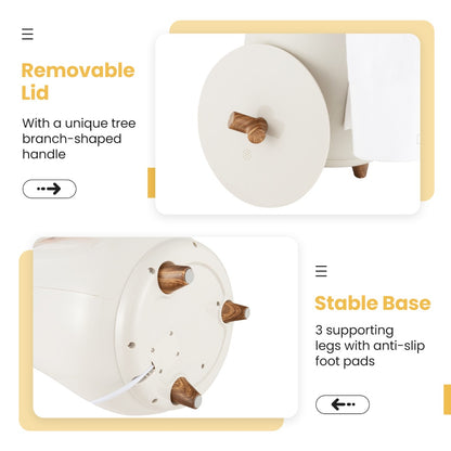 23L Large Towel Warmer Bucket with Fragrant Disc Holder