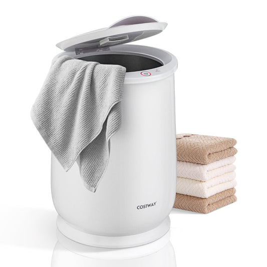 21-liter towel warmer bucket heats towels quickly to a maximum temperature of 130 degrees Celsius