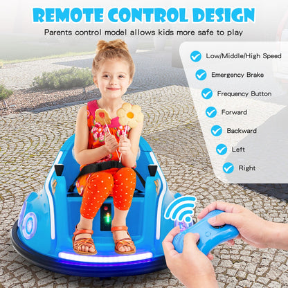 12V Electric Ride On Car with Remote Control for Kids-Navy