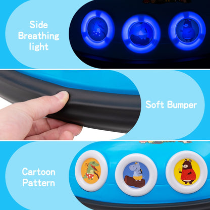 12V Electric Ride On Car with Remote Control for Kids-Navy