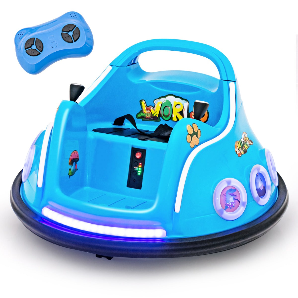 12V Electric Ride On Car with Remote Control for Kids-Navy