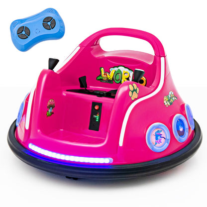 12V Electric Ride On Car with Remote Control for Kids-Pink