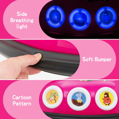 12V Electric Ride On Car with Remote Control for Kids-Pink