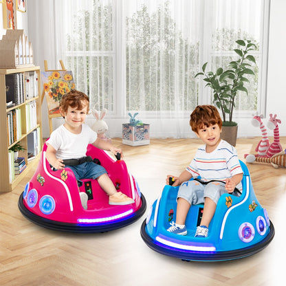 12V Electric Ride On Car with Remote Control for Kids-Pink