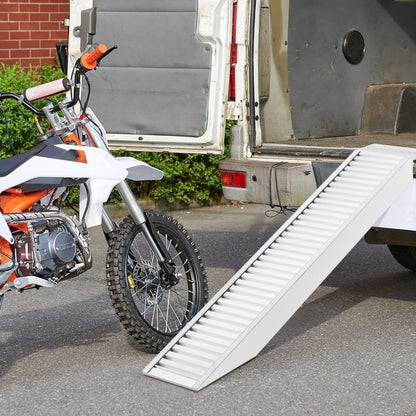 162 X 31CM Heavy-duty Trailer Ramp for Motorcycles ATVs Bikes