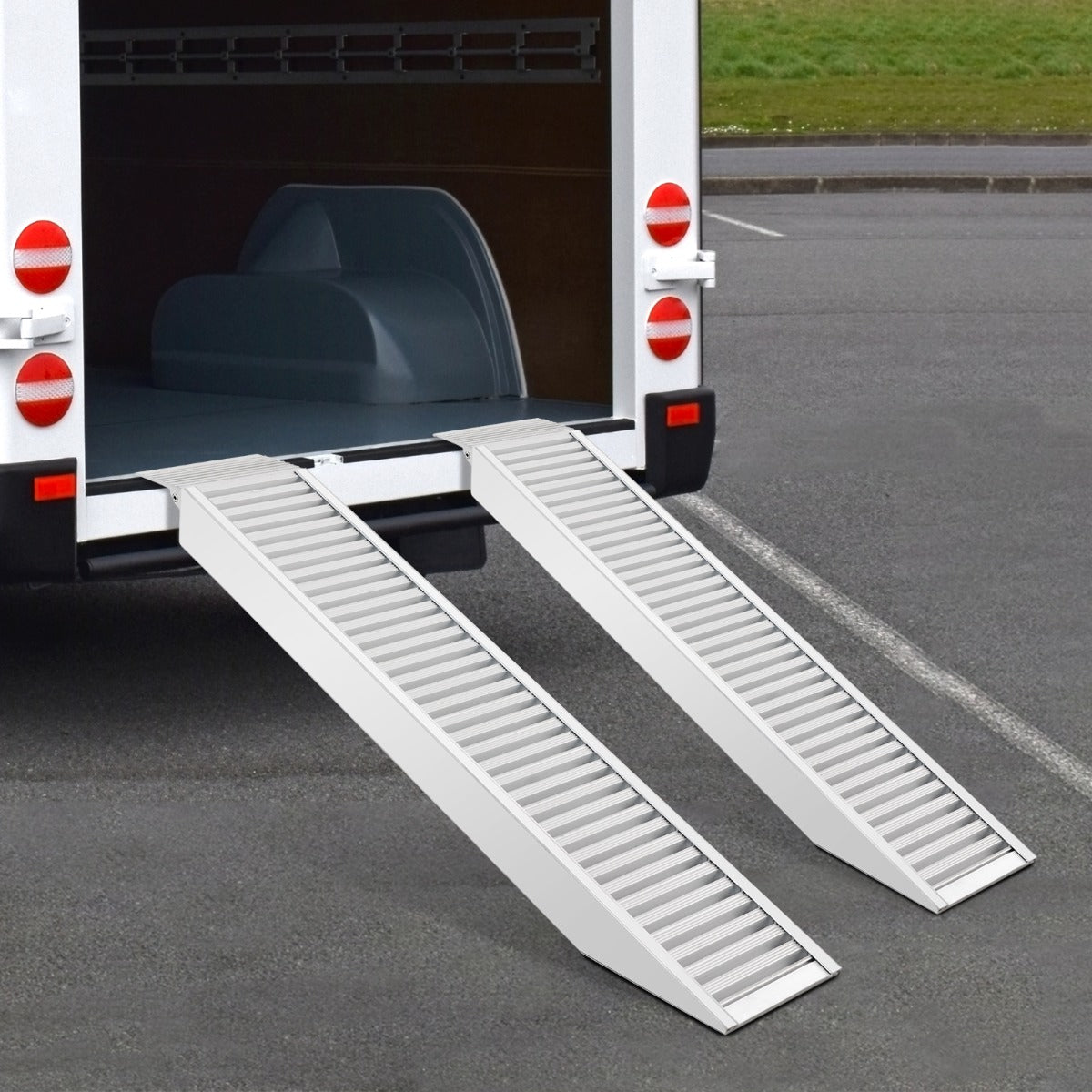 162 X 31CM Heavy-duty Trailer Ramp for Motorcycles ATVs Bikes