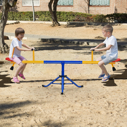 Kids Spinning Seesaw with Stopper Legs for Backyard and Playground