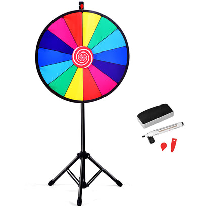 Spinning Prize Wheel with 14 slots for Gaming/Party