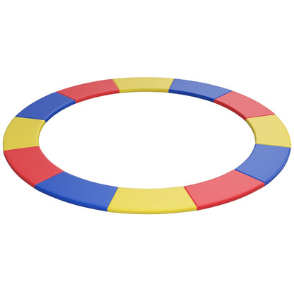 12FT/14 FT Waterproof Trampoline Replacement Safety Pad-Multicolour-14FT