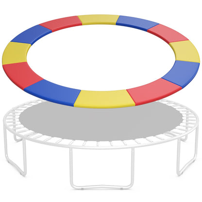 12FT/14 FT Waterproof Trampoline Replacement Safety Pad-Multicolour-14FT