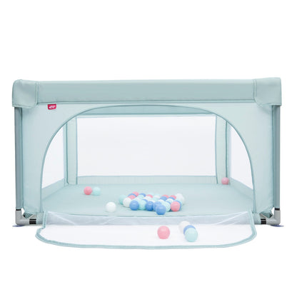 Playpen Baby Toddlers Safety Activity Fence with 50 Ocean Balls-Blue