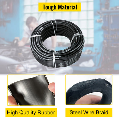 Hydraulic Hose 0.97 cm Hydraulic Oil Hoses 100m Maximum Pressure 5000 PSI