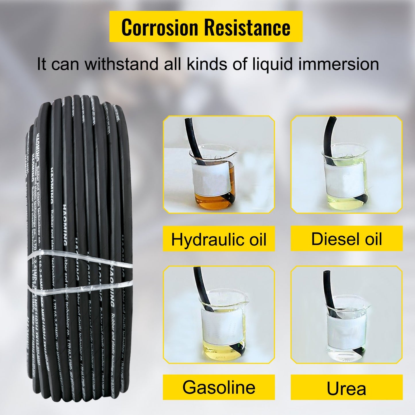 Hydraulic Hose 0.97 cm Hydraulic Oil Hoses 100m Maximum Pressure 5000 PSI