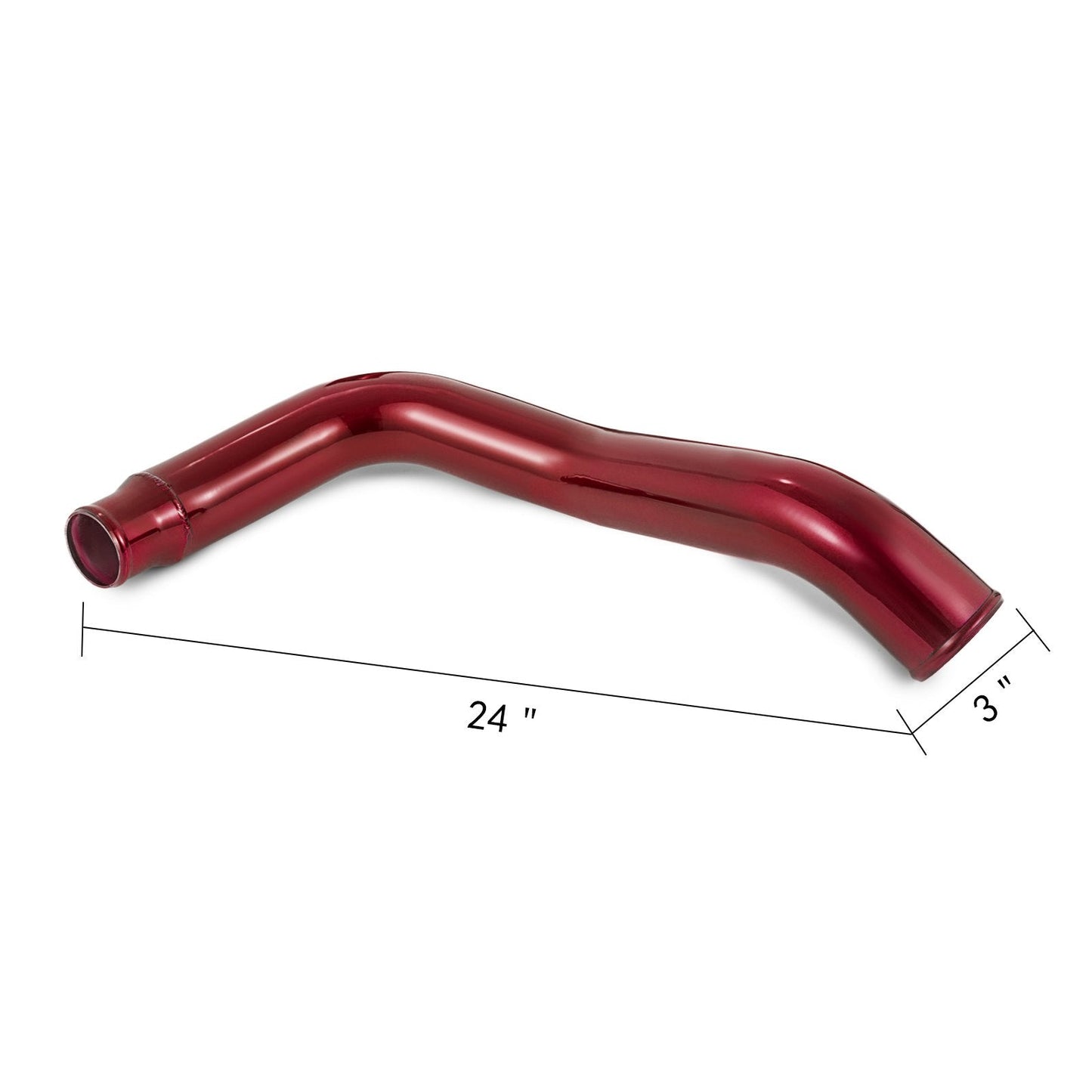 Ford 2003-2007 Diesel Turbo Intercooler Kit with 7.6cm Pipe & Silicone Boots