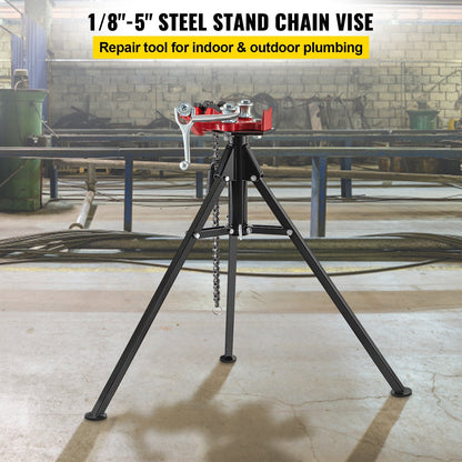 Portable Tripod Chain Vise Stand, 3.2-127 mm Capacity, 67 cm Chain Length