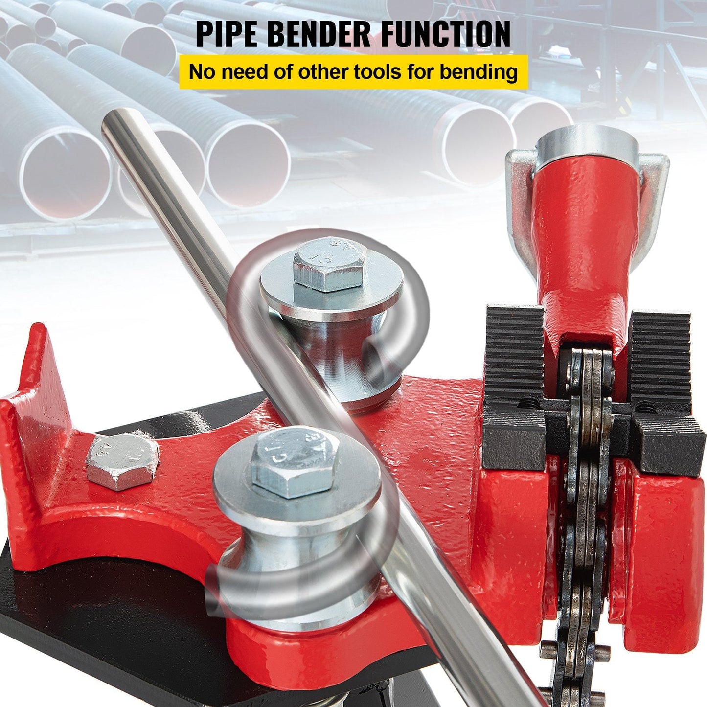Portable Tripod Chain Vise Stand, 3.2-127 mm Capacity, 67 cm Chain Length