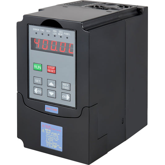 VEVOR Variable Frequency Drive VFD 1.5KW 220V 2HP CNC Motor Inverter Converter