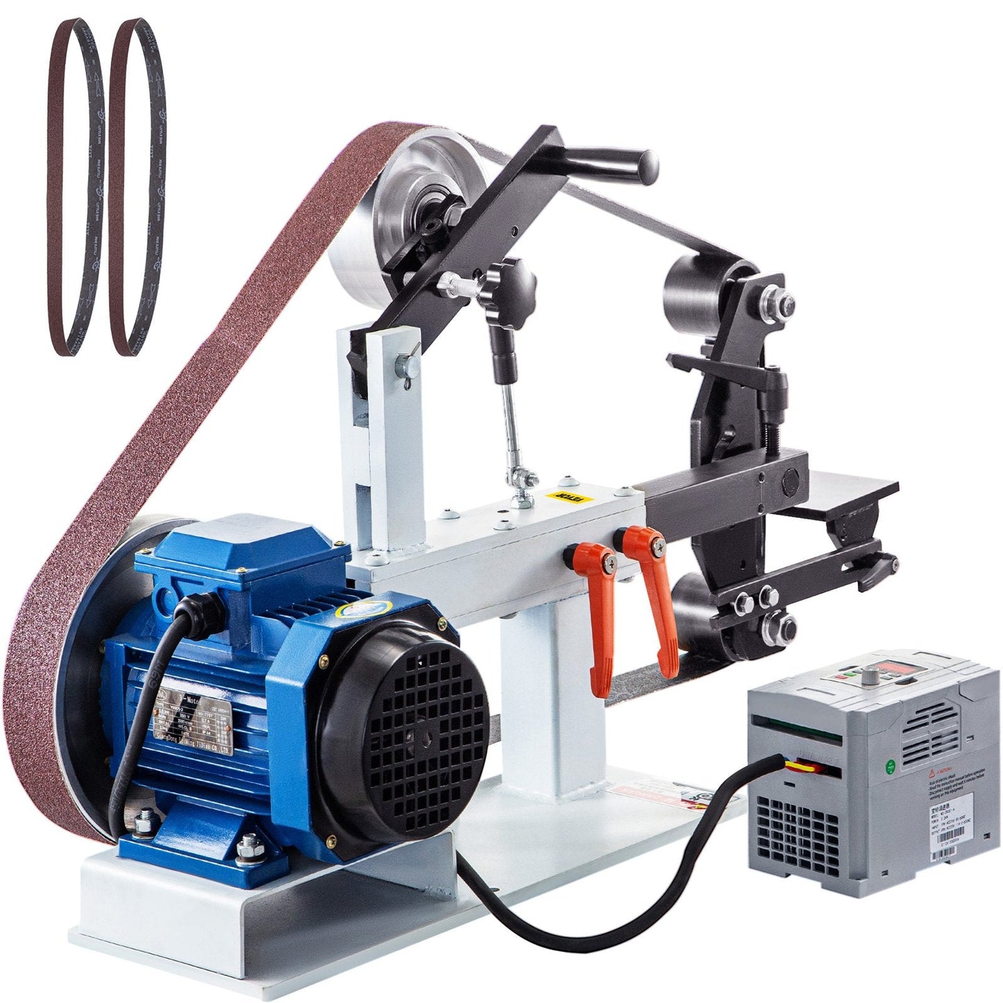 2m x 5.08cm Belt Grinder Sander with 1.5KW Motor & Variable Speed Control