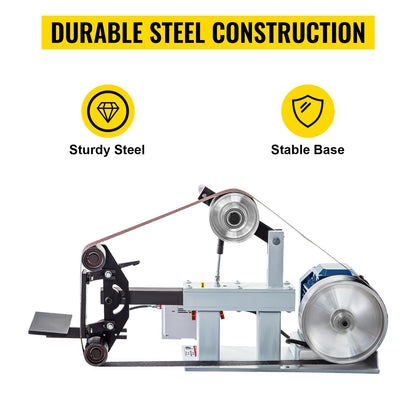 2m x 5.08cm Belt Grinder Sander with 1.5KW Motor & Variable Speed Control