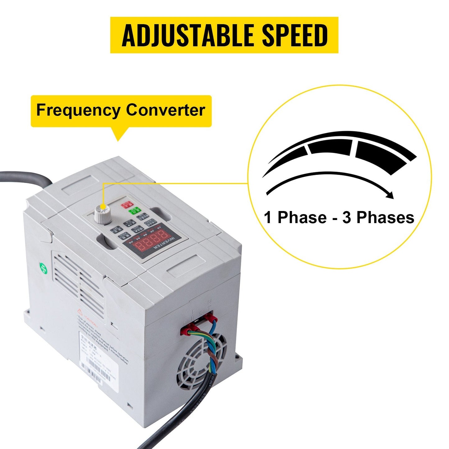 2m x 5.08cm Belt Grinder Sander with 1.5KW Motor & Variable Speed Control
