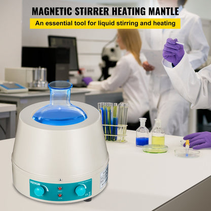 1000ml Lab Heating Mantle with Magnetic Stirrer, 500W, 220V, 0-2000rpm