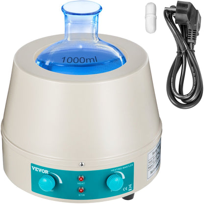 1000ml Lab Heating Mantle with Magnetic Stirrer, 500W, 220V, 0-2000rpm