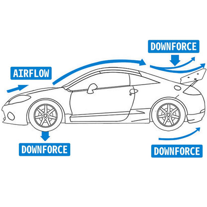 Adjustable Universal 1.1m GT Wing Car Spoiler - Lightweight Aluminum Alloy