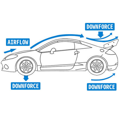 VEVOR Single Deck GT Wing Car Spoiler Adjustable Universal 43.3inch Lightweight