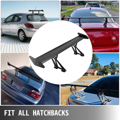 Adjustable Universal 1.1m GT Wing Car Spoiler - Lightweight Aluminum Alloy