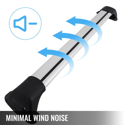 VEVOR Roof Rack Cross Bars, Compatible with 2012-2018 Mazda CX5, 75 KG Load Capacity,