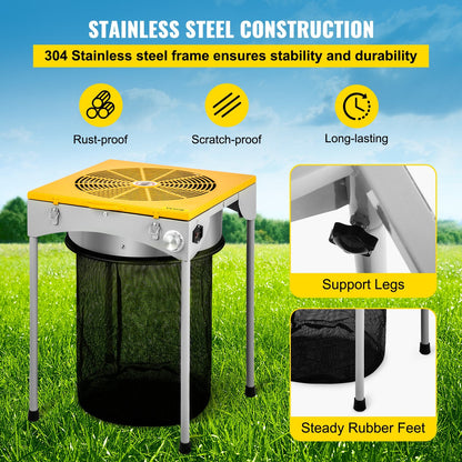 Electric 0.45m Bud Trimmer, Stainless Steel, 3-Speed, High-Efficiency Blade