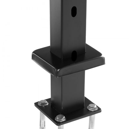 Cable Railing Post, 36x2x2 Inch Stair Railing Post, with Pre-Drilled 30° Angled Holes, Stainless Steel Cable Rail Post w