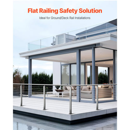 VEVOR Cable Railing Post 42x2x2 Inch Pre-Drilled Post 1JZLGZXYS1061EF8W001V0