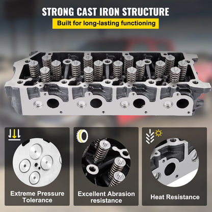VEVOR Replacement for 6.0L Cylinder Head 18MM Power Stroke Bare F-Series Cylinder