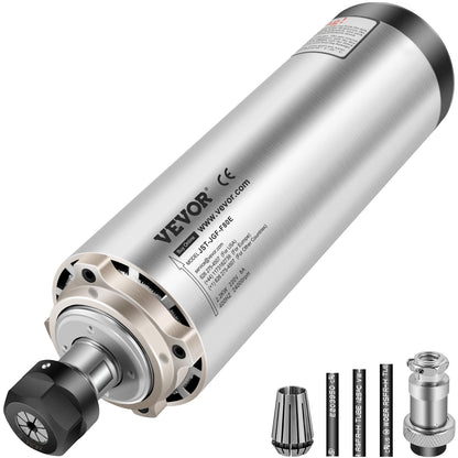 2.2KW CNC Milling Motor, ER20, 24000 RPM, Air-Cooled, 220V, 6 kg, 0.08x0.30m