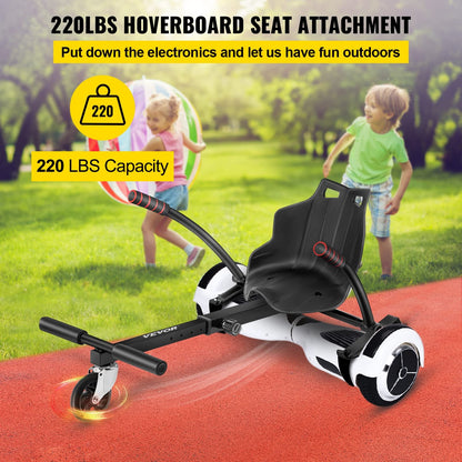 VEVOR Hover Kart Cool Mini Hover Board Cart Two Wheel Self Balancing Scooter 6.5"
