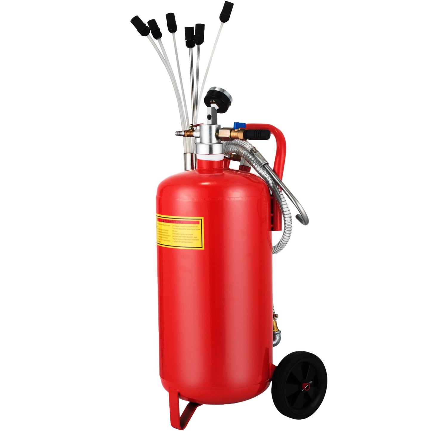VEVOR 22.7L Oil Extractor, Portable Air Pneumatic Waste Oil Garage Extractor Drain