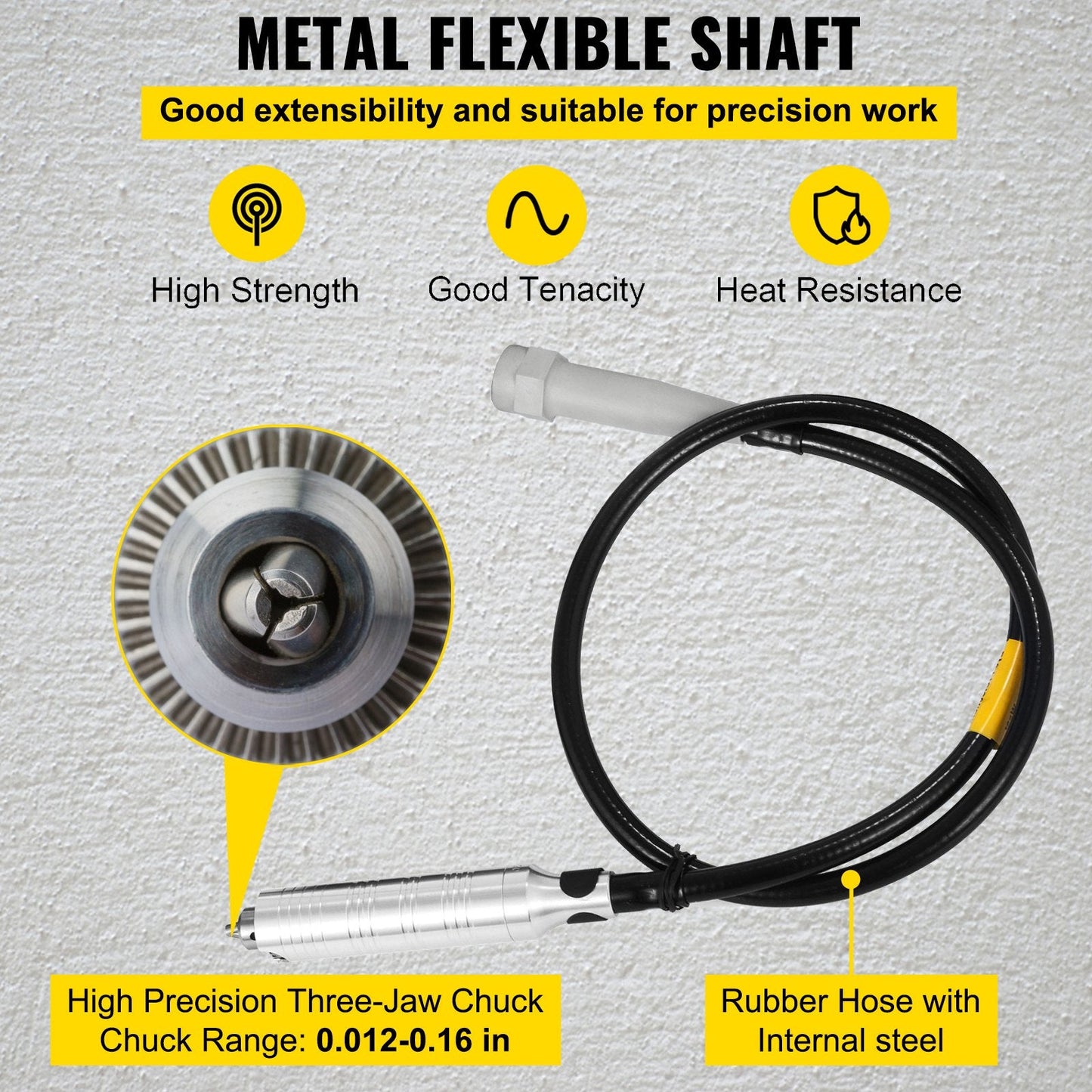 230W Flexshaft Mill for Jewelry Design with 100 cm Shaft & Foot Pedal