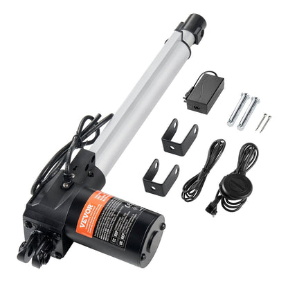 24V Linear Actuator Kit, 250mm Stroke, 2.69kg, IP44, Easy Install, Durable