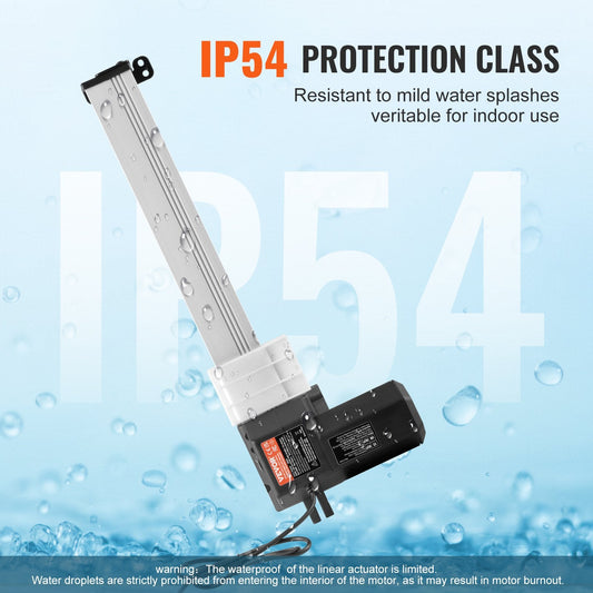 High-Speed 0.33m Linear Actuator Kit 24V for Lifting with 1000N Force, IP44 Rated