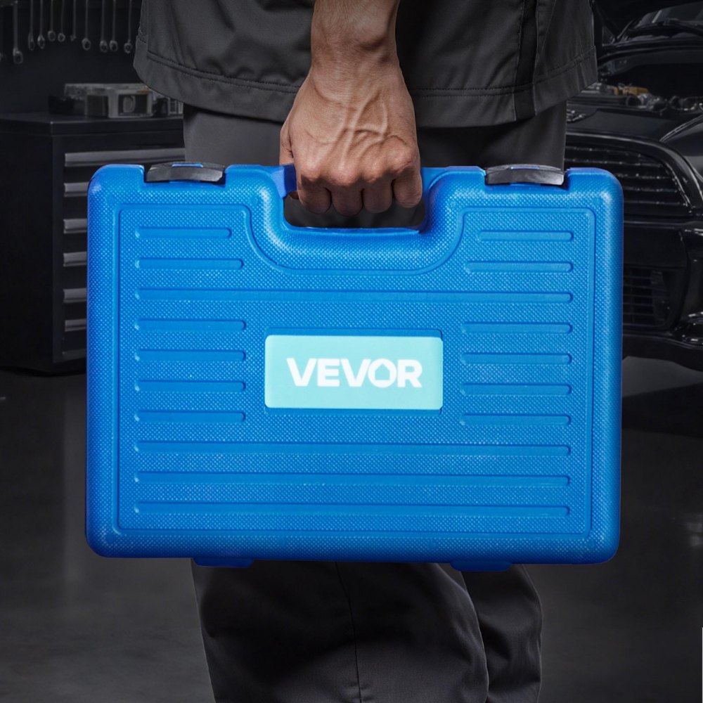 Bearing Press Kit, 10+24 Pcs, 2 in 1 Ball Joint Press & Wheel Bearing Puller Kit, Race and Seal Driver Set with 13 Bushings, C-Frame and Sleeves, Heavy Duty Removal Installation Set with Case