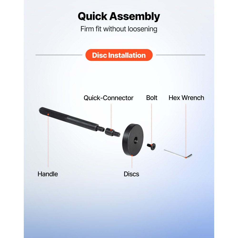 Bearing Press Kit, 52+16 Pcs, 2 in 1 Bushing Driver Tool & Bearing Press Kit, Race and Seal Driver Set with 49 Bushings, 10 Collets, Slide Hammer, Heavy Duty Removal Installation Set with Case