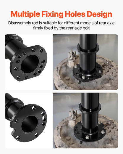 Rear Axle Bearing Puller Tool, Compatible with 1998-2008 Toyota Land Cruiser, 1995-2016 Tacoma 1993-1998 T-100, Rear Axle Shaft Bearing Puller for Mitsubishi and Isuzu Models with Backing Plates