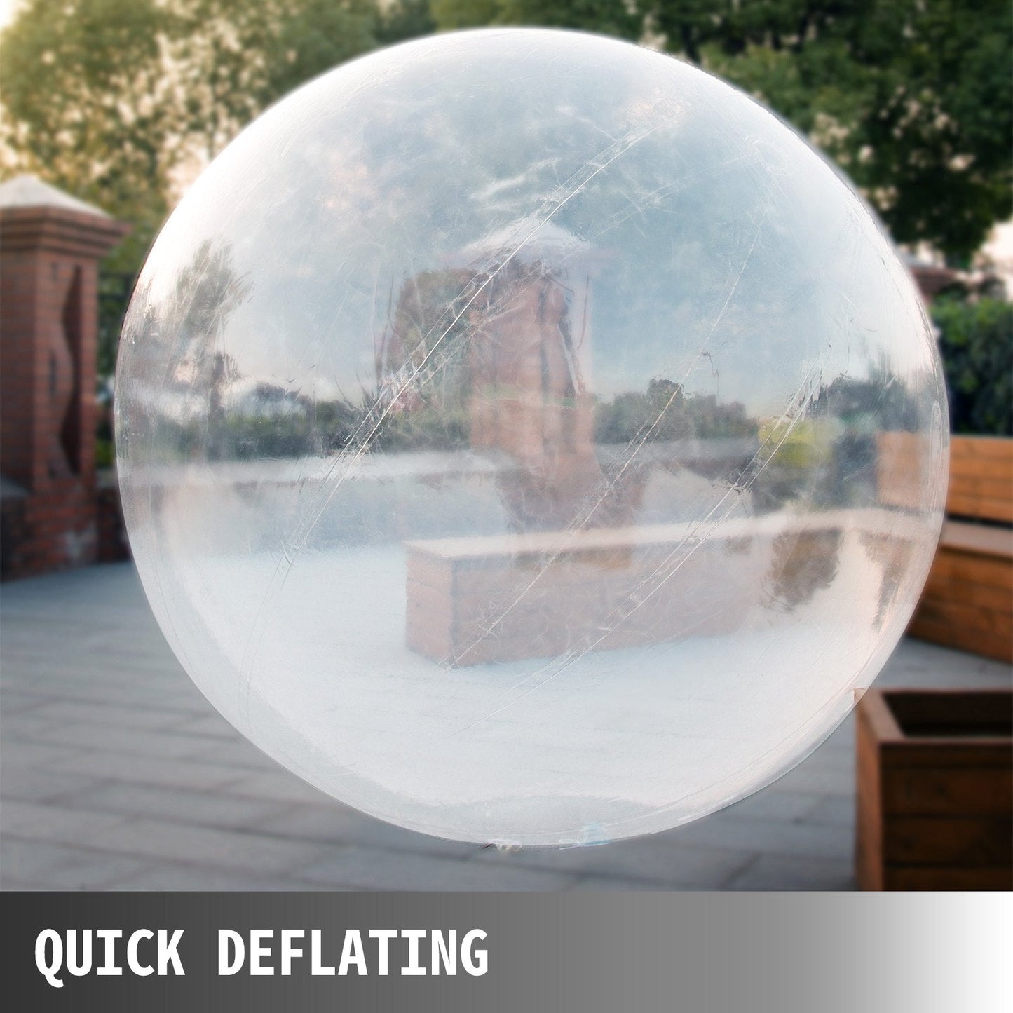 2m Inflatable Zorb Ball with German Zipper for Water Walking Fun