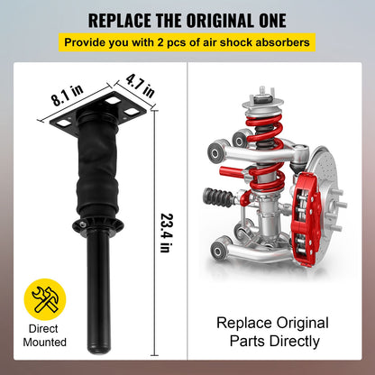 VEVOR 2PCS Cab Shock Absorber International Prostar 2008+ 3595977C95 3595977C96