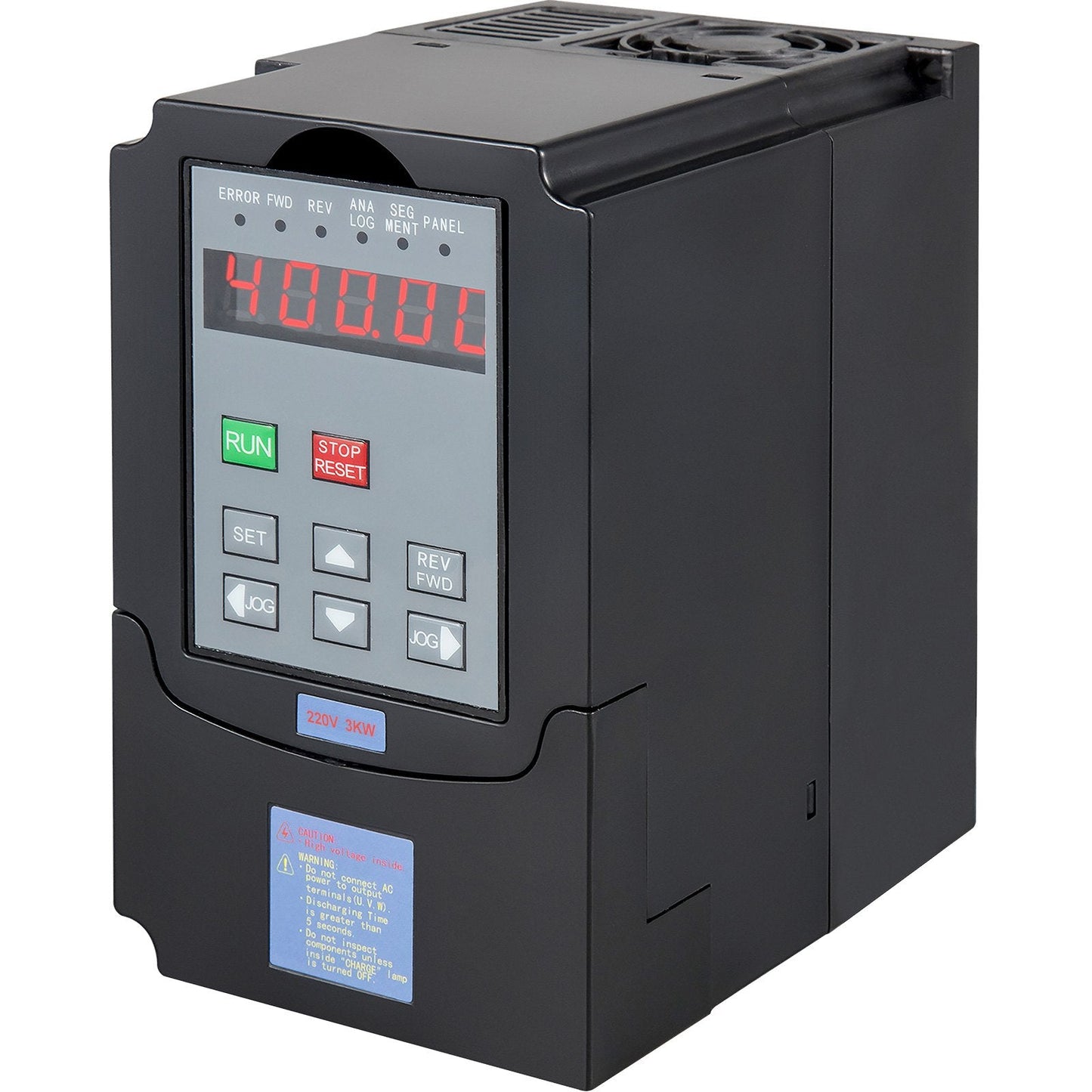 3kW 4HP 220V VFD Inverter for Motor Speed Control, 13A Output, Digital Display