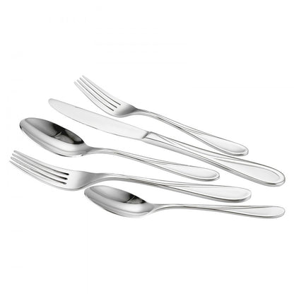 VEVOR 65-Piece Silverware Set Stainless Steel Cutlery Flatware Utensils for 12