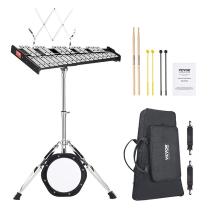 30-Note Xylophone Set with Stand, Mallets, Practice Pad & Carry Bag