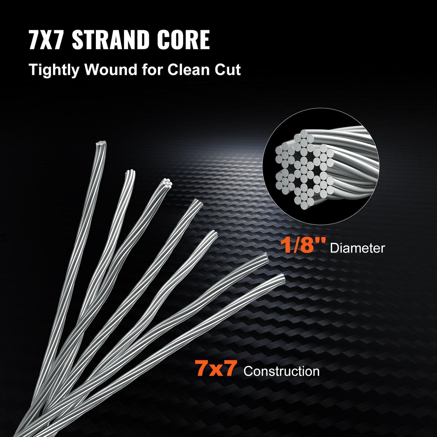 Stainless Steel 3.2mm Cable Railing, 152m Marine Grade Wire Rope for Decks